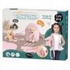 [PACZA] DIY Creative Backpack for Self-sewing with a Teddy Bear, 19 Pieces, Z3360