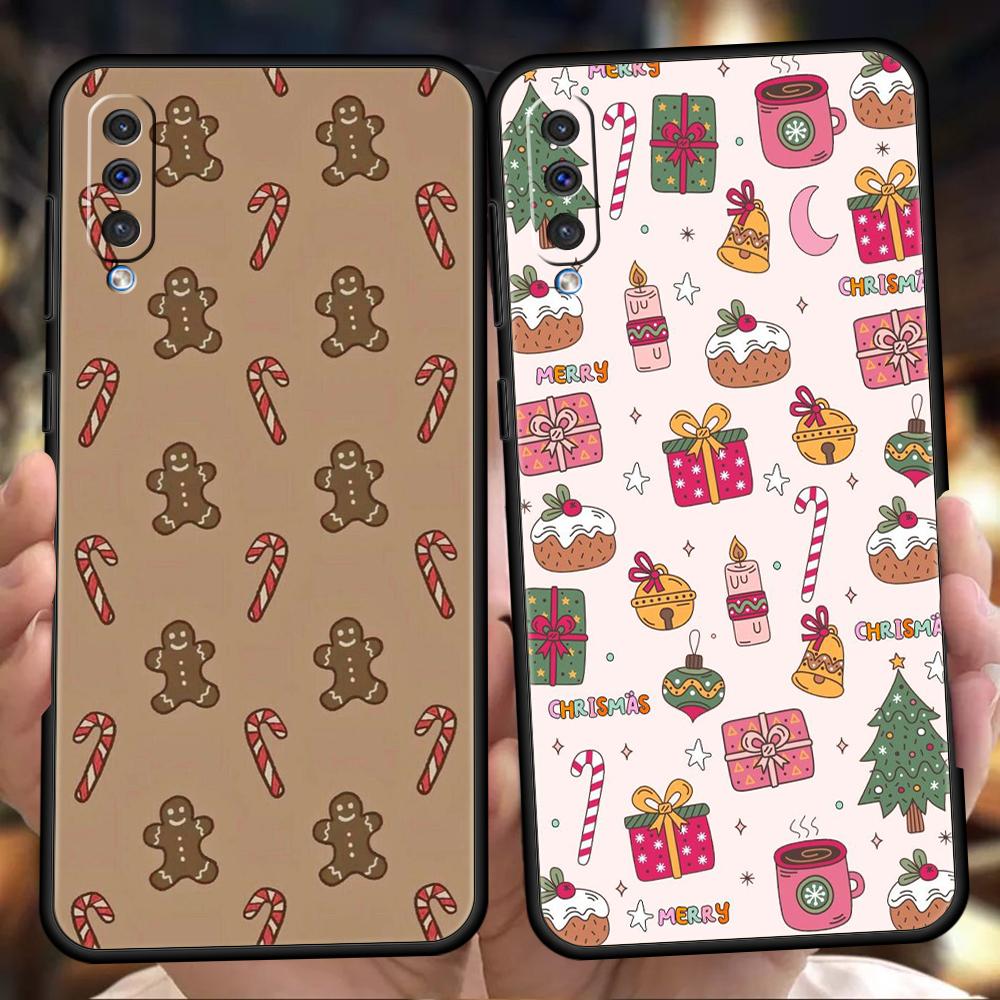 Cartoon Christmas Phone Case For Samsung A56 A36 A26 A24 A16 A14 A12 A32 A50 A70 A22 A30 A40 A34 A54 A42 A52 A04s A06 5G Cover