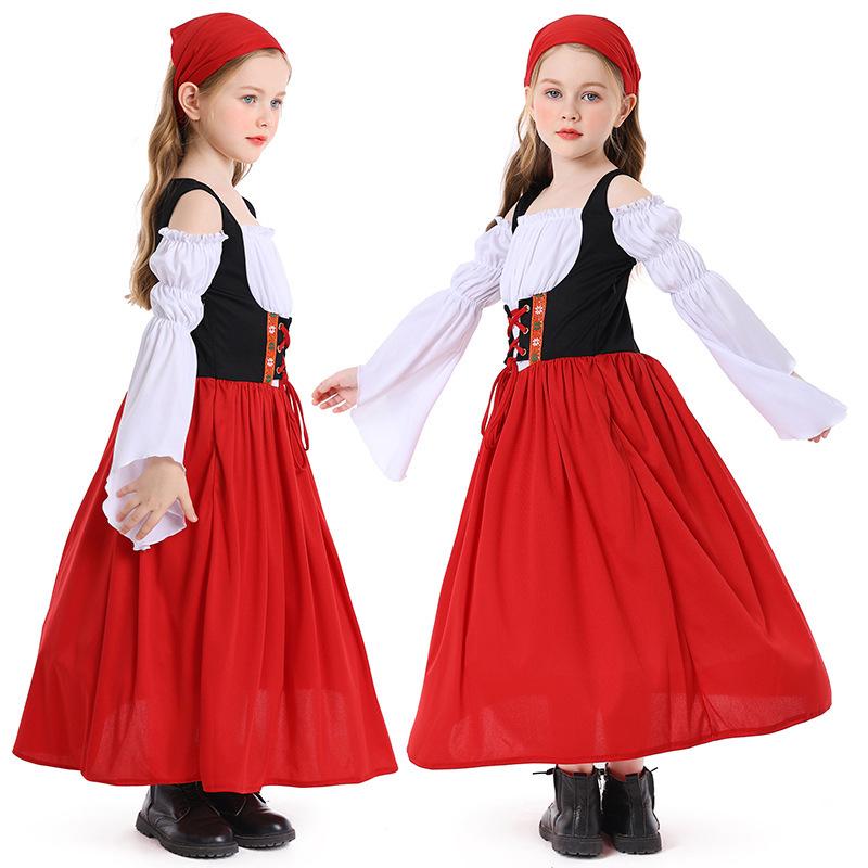 Children's Medieval Farm Dress Halloween Costume