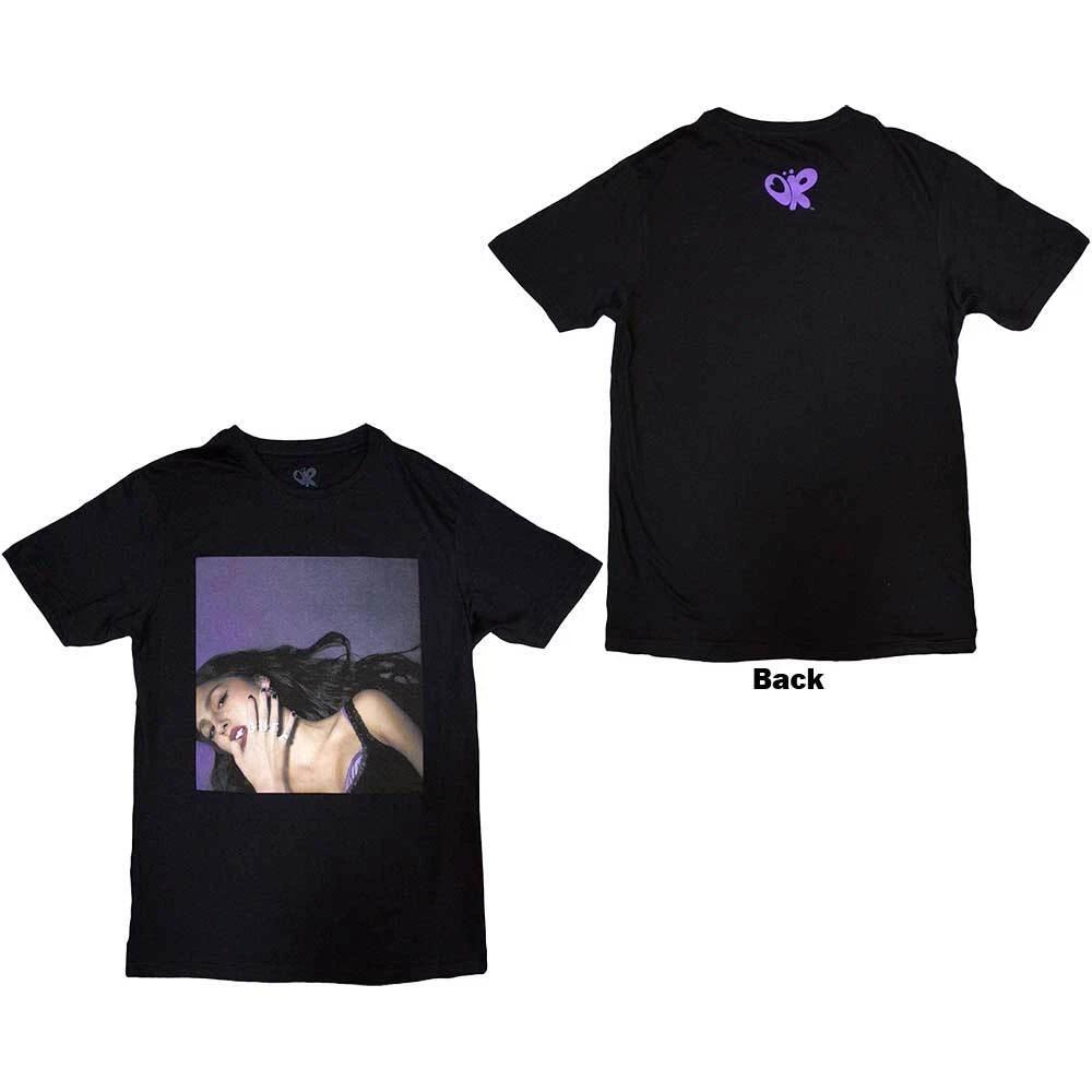 Olivia Rodrigo Unisex T-Shirt: Guts Album Cover (Back Print) (Large) XL