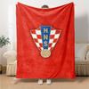 Hrvatski nogometni savez HNS Print Flannel Blanket High Quality Warm Comfortable Cover for All Seasons Perfect for Gifts Home Deco