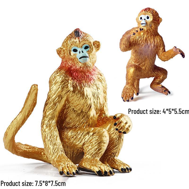 Cross-Border Children's Cognitive Animal Model: Gorilla, Monkey, Ape Toy Ornament