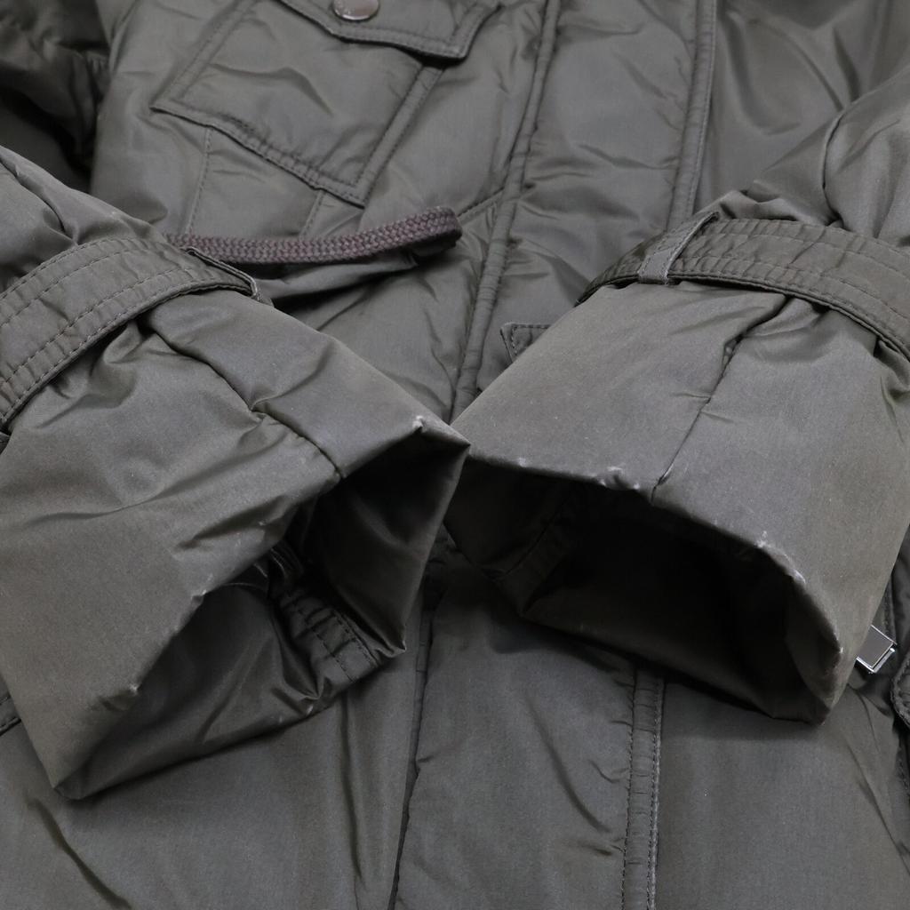 MONCLER [Domestic regular] PHALANGERE hoodie down with fur coat 00 khakiUsed