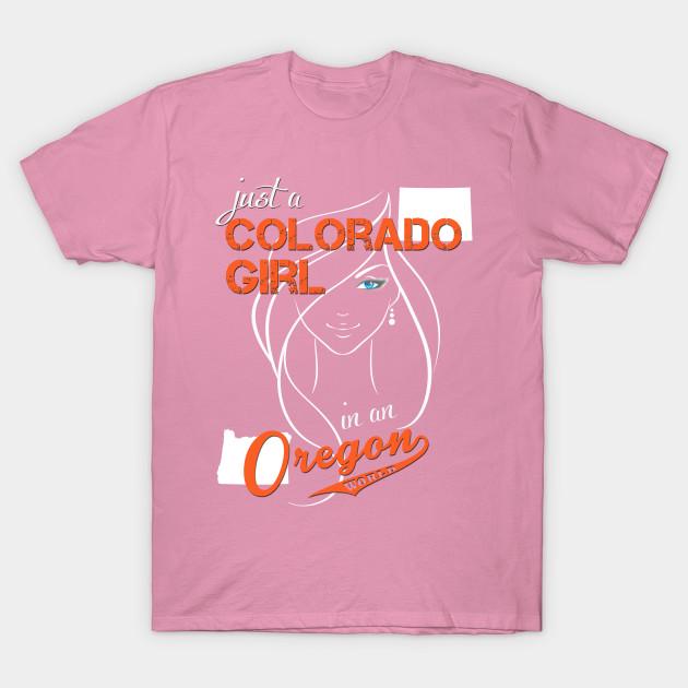 T Shirt Women Colorado Oregon Harajuku Print Kawaii Tshirt Summer Short Sleeve Female T-Shirt Top Tee