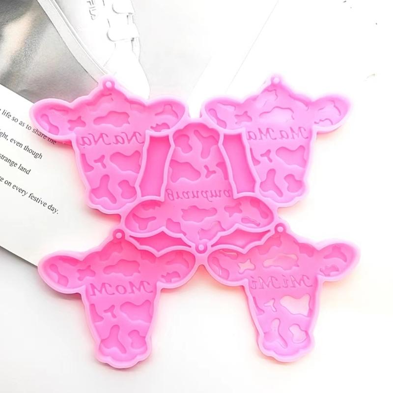 Crystal Epoxy Mold Silicone Mold for Pendant Cow Head Shape Craft Mold Silicone Mould Jewelry Making Tool