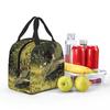 Green Dragon In The Forest Insulated Lunch Bag for Women Kids Portable Food Boxes Thermal Lunch Box Tote