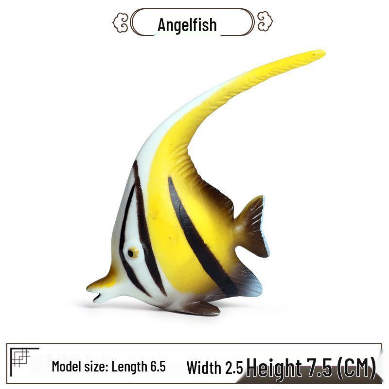Deep-Sea Creature Model: Tropical Fish, Carp, Angelfish Toy
