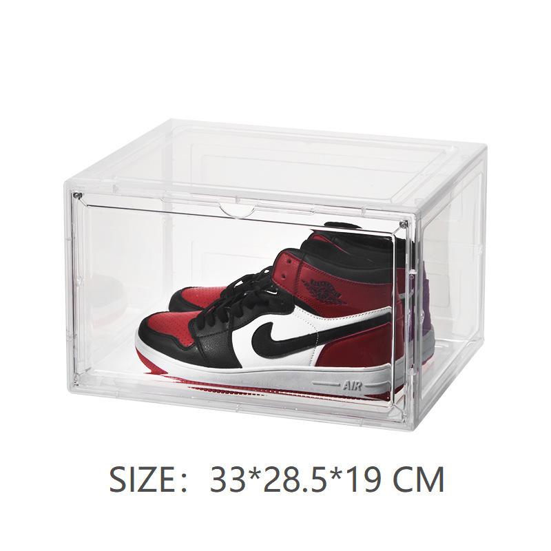 Clear Magnetic Shoe Display Box: Dustproof Storage for Sneakers
