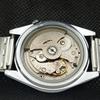 OROLOGIO VINTAGE RISTRUTTURATO SEIKO 5 AUTO 7019A GIAPPONE UOMO D/D ROSSO 593a-a311242-9