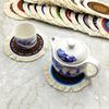 1PC Multi-Use Heat-Resistant Coaster Artisanal Round Durable Mat Non-Slip Ethnic Style Bohemian Coffee Washable 10cm