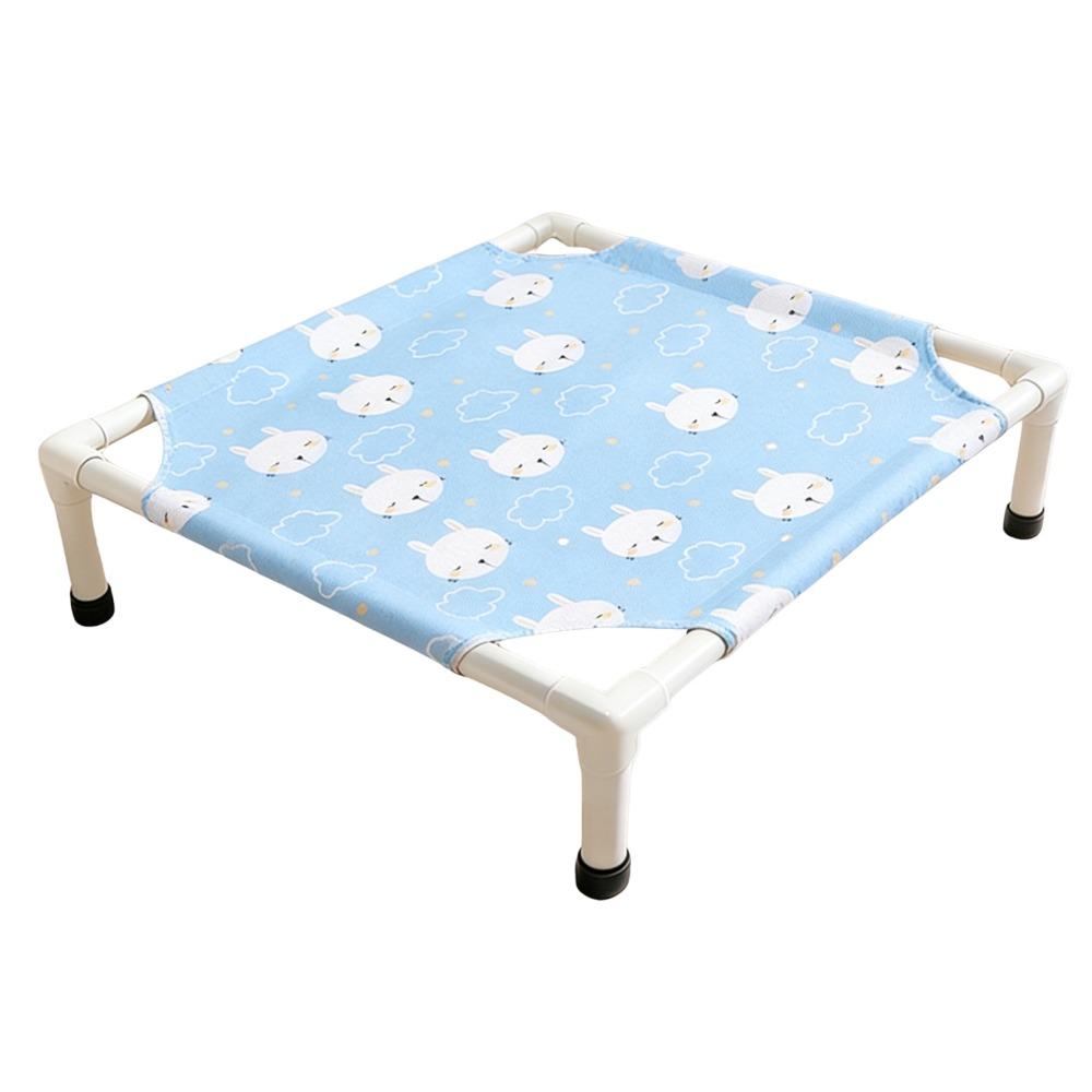 Comfortable Pet Camping Bed Detachable Pet Cool Nest Cat Lounger Cat Elevated Bed  Travel Portable