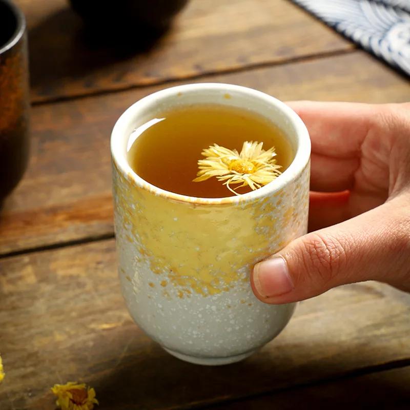 Japanese ceramic water cup Creative Retro Coffee Cups Set home Mugs Beer Tea Mug Whiskey Drinkware Cup Latte Teacup For Kitchen
