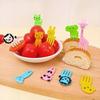 Creative Cartoon Animal Fruit Forks for Kids – Cute, Plastic Bento Picks for Household & Kitchen Use