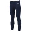 Junior Football Warm and Easy To Move Dress Size 160 Fleece-Lined Tights, In, Navy, (P2MBA650)