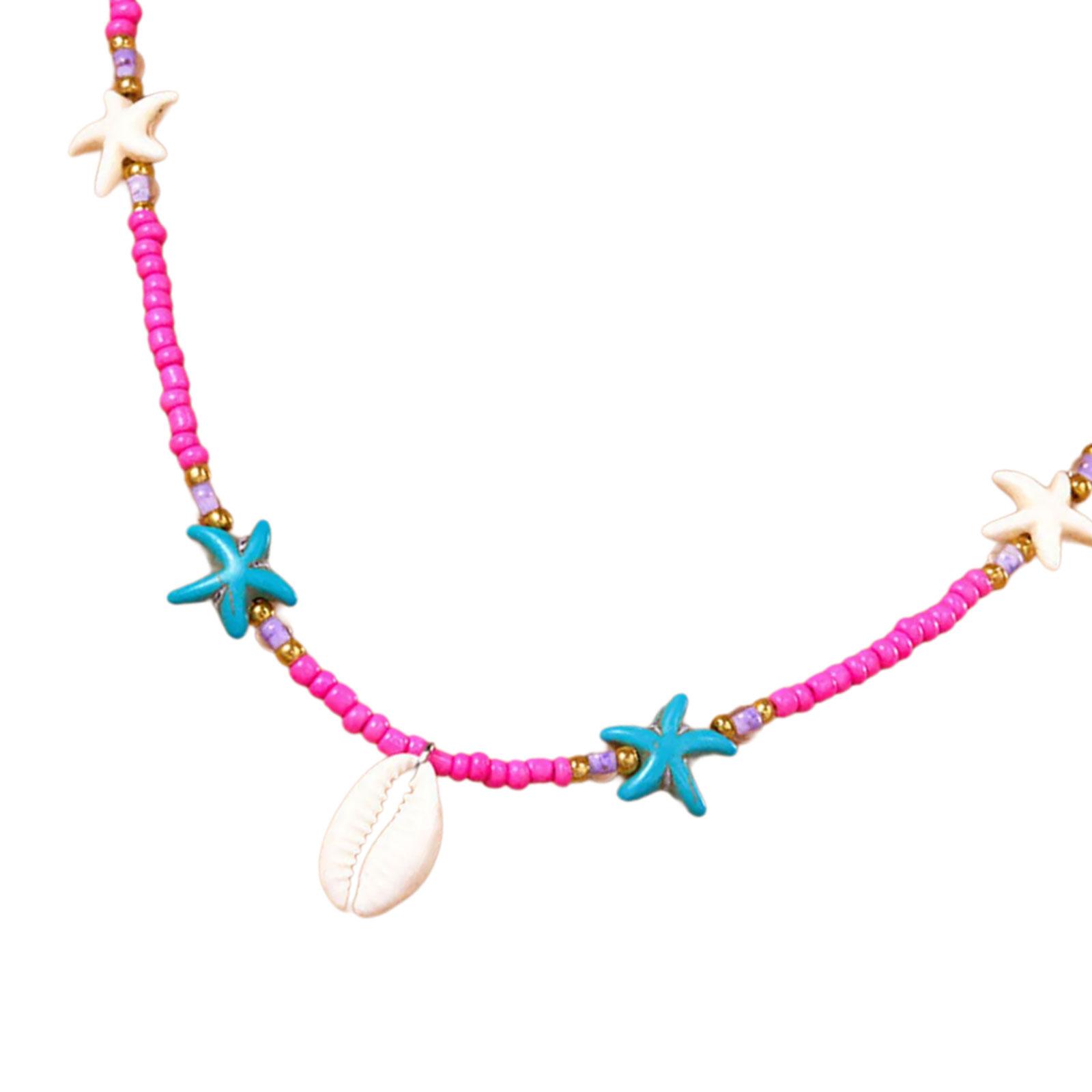 

Double Layer Seashells Pendant Necklace Portable Decoration for Ocean Lovers and Trendy Party Fashion Accessories 2