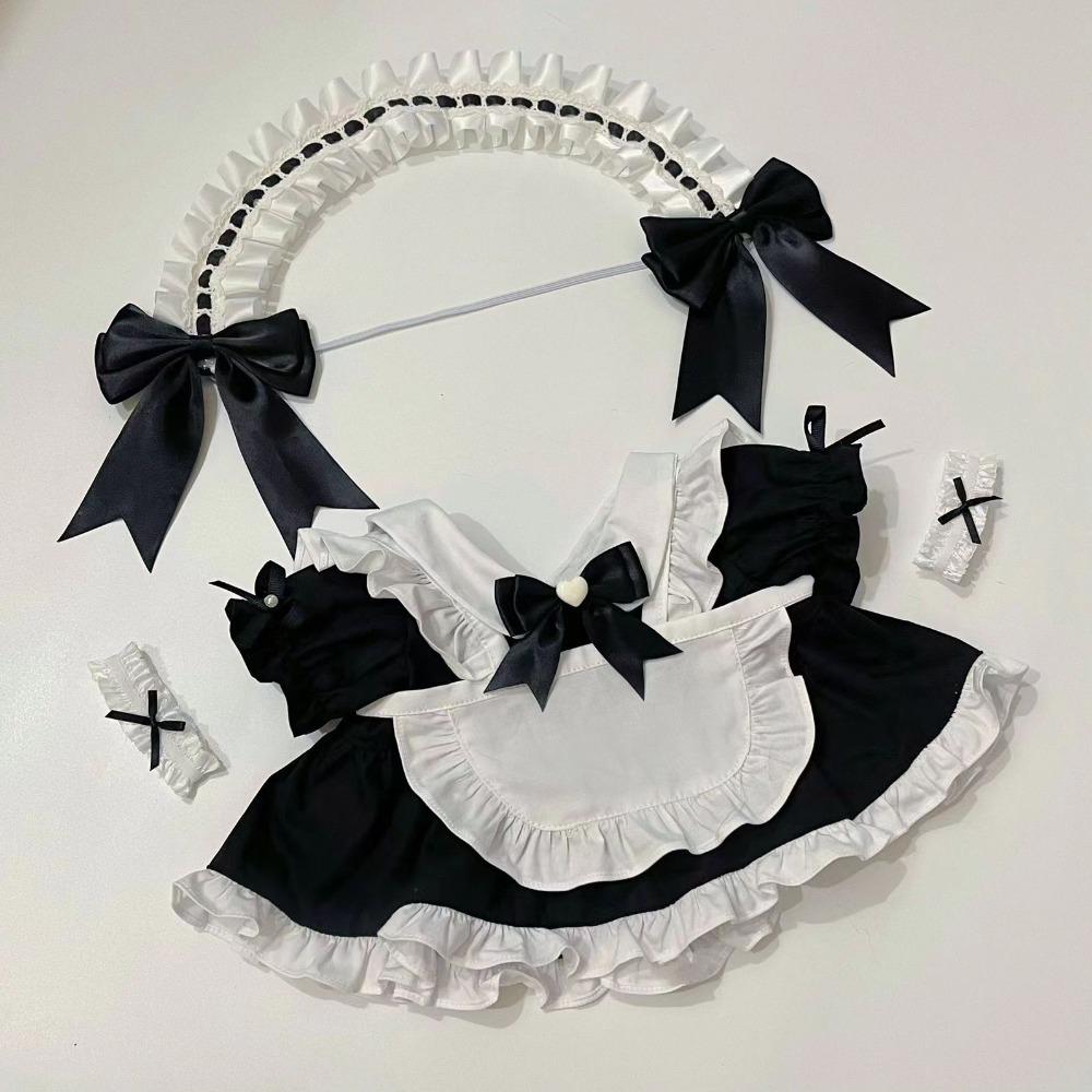 

Stuffed Cotton Doll 40cm Cotton Doll Clothes Kawaii Cotton Doll Skirt Idol Star Doll чёрный