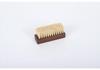 Beechwood Horsehair Soft Bristle Square Brush for Leather Shoe Cleaning and Care