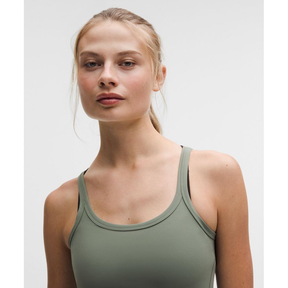 Lululemon Align  Scoop Waist Length Tank Top Willow Leaf