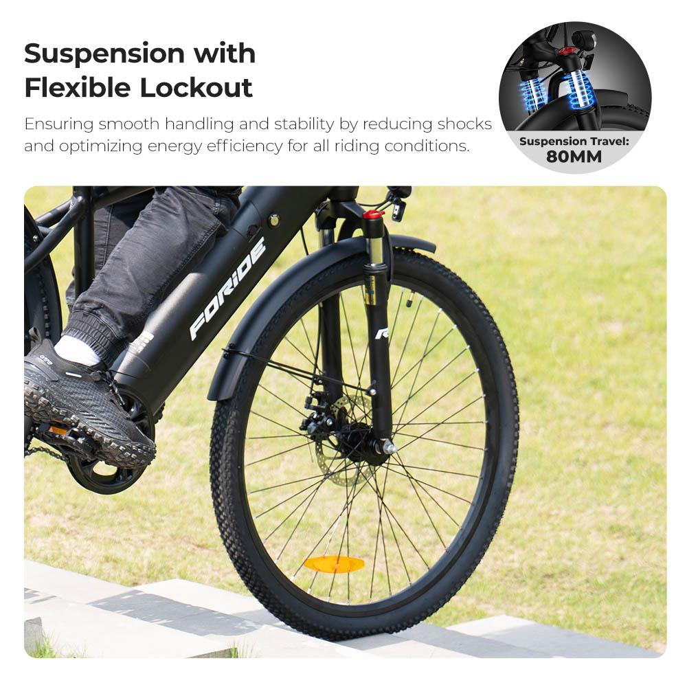 Foride Roamer 1 E-bike with 468Wh Embedded Removable Battery and Shimano 7-Speed Gears