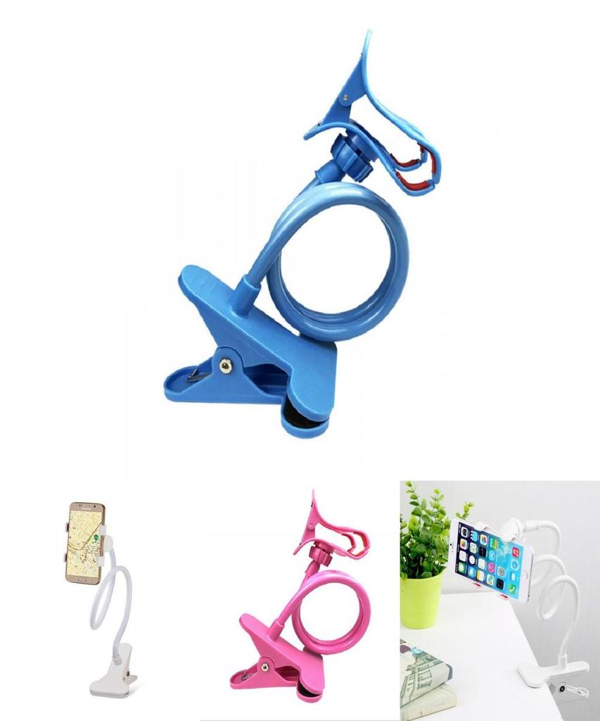 Flexible 360 Clip Mobile Cell Phone Holder For Ultimate Comfort And Convenience