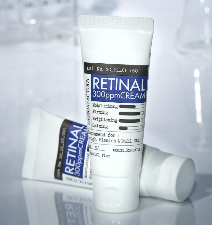 The Derma Factory Retinal 300ppm Krem 30ml – Avansert Rynke- og Oppstrammende Pleie
