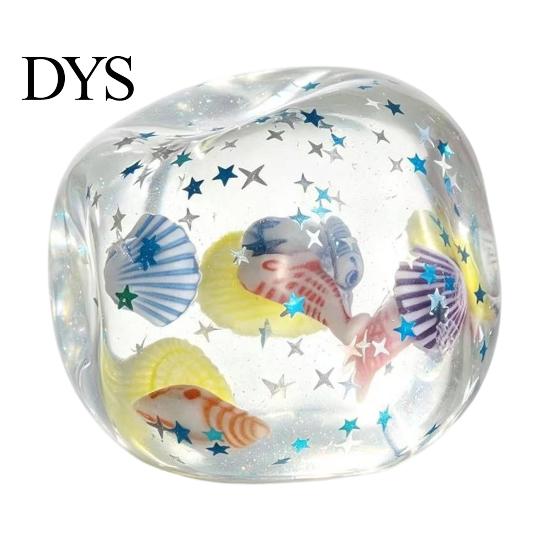 Ocean Themed Sensory Toys Theme Stress Relief Ball, Soft Shapeable Ball Toy, No Rebound Transparent Squeeze Toy for Anxiety Reduction Decompression