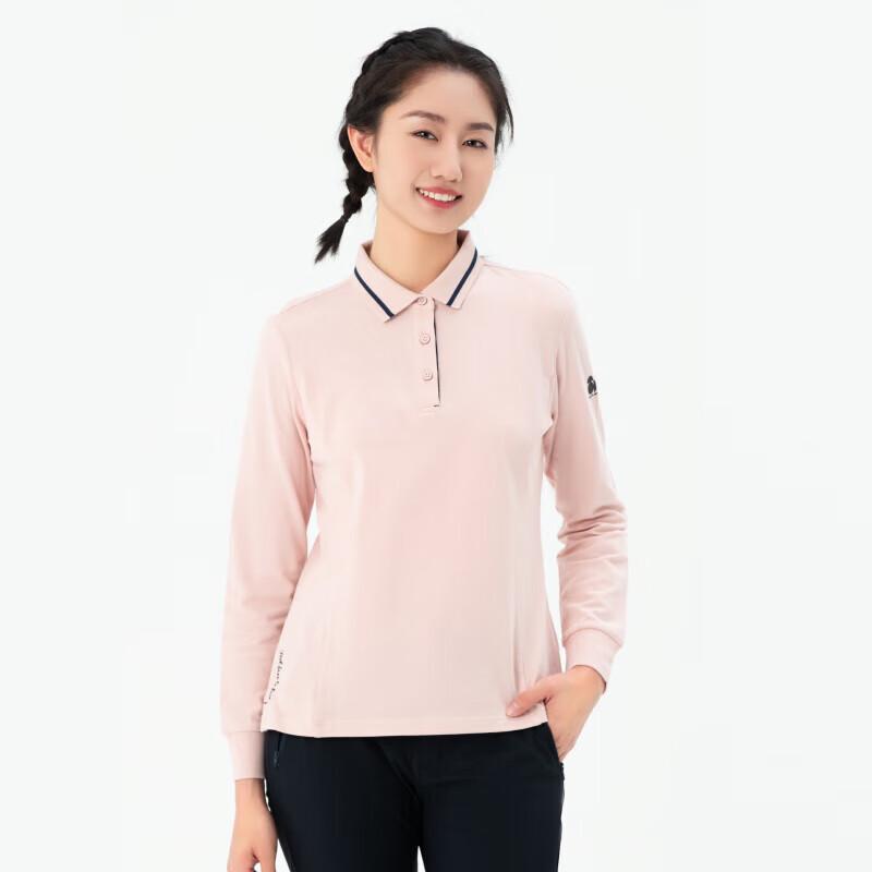 SCALER Women s Long-Sleeve Slim-Fit Polo Shirt M