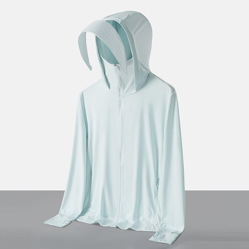 Abbigliamento con Protezione Solare UPF 100+ in Seta di Ghiaccio per Uomo e Donna - Leggero, Traspirante, Abbigliamento Estivo da Esterno, Anti-UV
