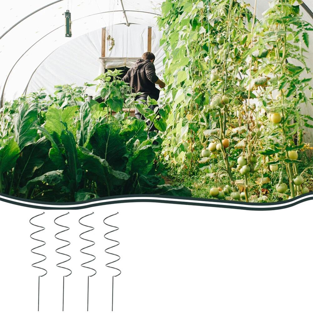 Sturdy Climbing Support Rack for Flowers Galvanized Iron Design Ensures Long Lasting Support for Indoor and Outdoor Plants