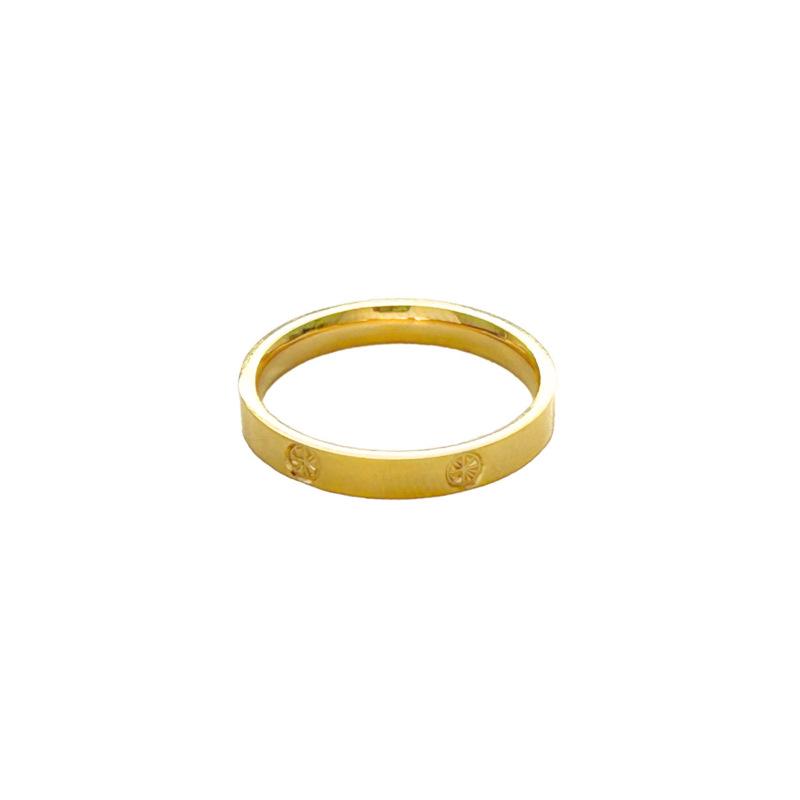 Französischer Retro-Filigran-Sternburst-Ring - Für Damen aus Titanstahl, Galvanisch beschichtet, Leichter Luxus und Nischen-Design.