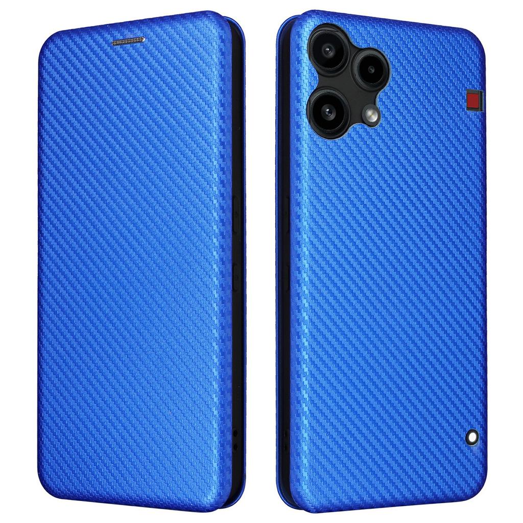 For Nothing Phone (3a) Lite 5G Case Carbon Fiber Texture Drop-Proof PU Leather Phone Cover