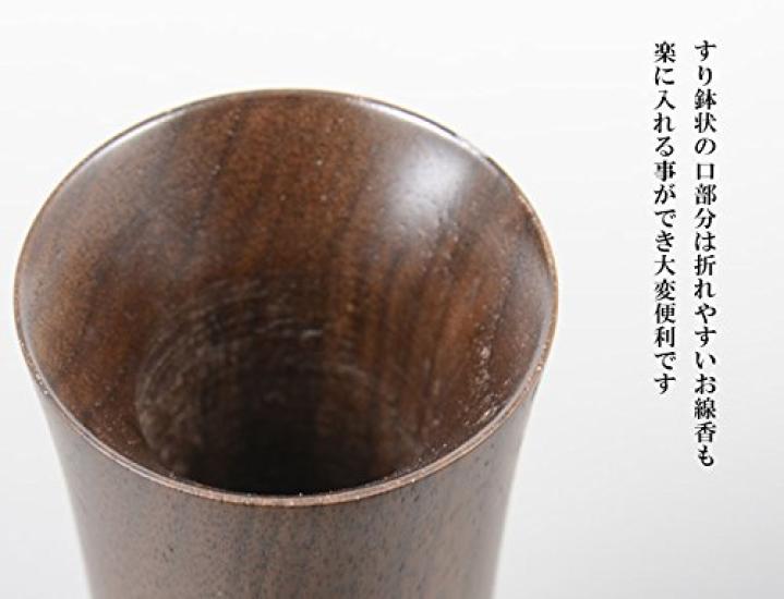 Butsuendo Brand: [Walnut and Maple Line Buddhist Altar Accessories: Incense Holder] Buddhist Altar Accessories, Incense