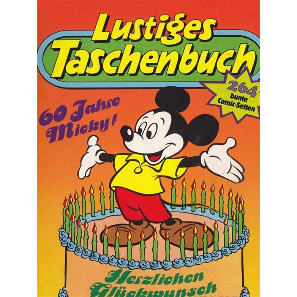 

Disney Diamond Painting Mickey Mouse 60th Anniversary Comic Cover Illustration 5D Diamond Painting Art Embroidery Cross Stitch Room Decoration Round 20x30cm