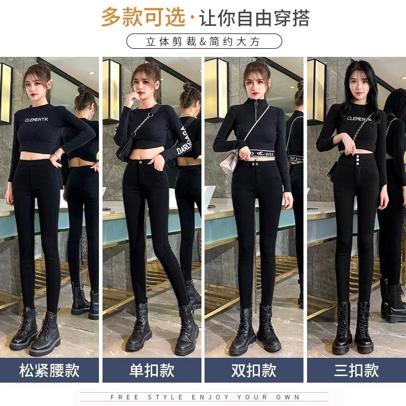 Black Leggings Women's Summer Thin Outer Wear New Tight Pencil Spring and Autumn Small Black Pants Women's Leggings