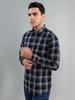 MONTE CARLO Men's Regular Fit Check Full Sleeve Shirt