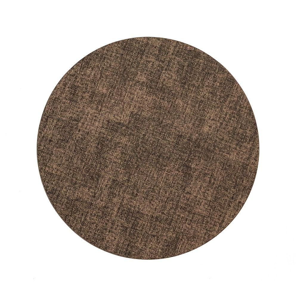 Olejotěsná PVC podložka na stůl 33 cm velká kulatá podložka na prostírání protiskluzová omyvatelná podložka na hrnky hotel