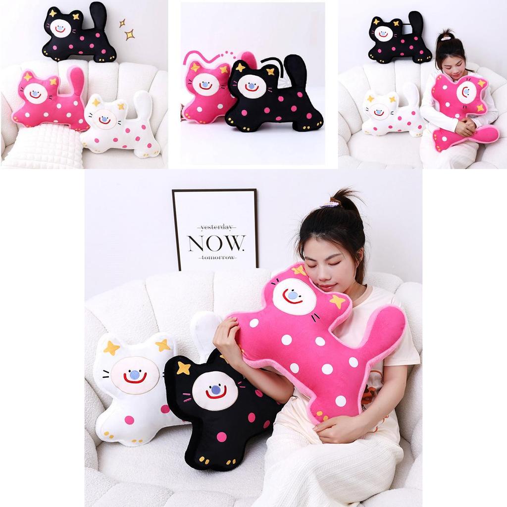 Adorable Plush Cat Pillow Soft Stuffed Animal Toy Perfect Gift For Kids