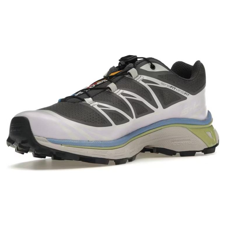 SALOMON XT-6 Comfortable Versatile Low-Top Outdoor Functional Shoes Unisex Shoes Gray Silver 472936