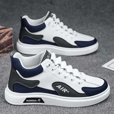 Men's Shoes Autumn and Winter Fleece Board Shoes Student Casual Men's Sports Shoes Men's High-top Leather Shoes Young and Young