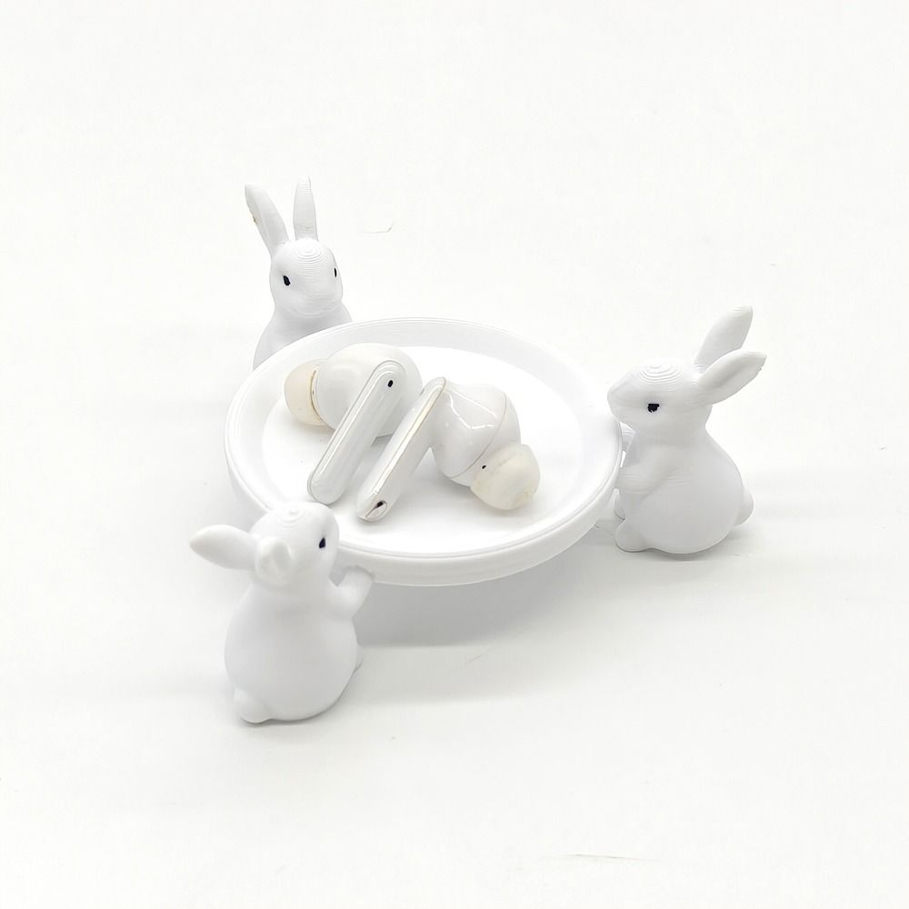 Table Desk Easter Bunny Cake Stand 3D Printed Bunny Jewelry Dish  Home Entryway