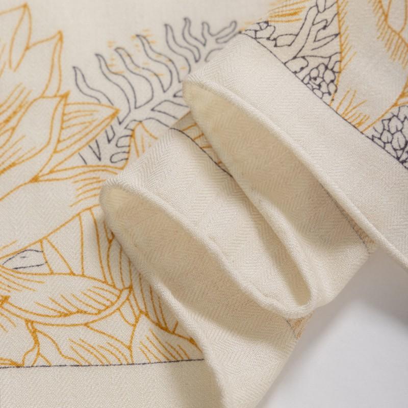 Womens Silk Cashmere Wool Scarf Winter Warm Square Shawl Fashion Luxury