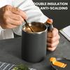 Coffee Mug Comfortable Grip Heat Insulation Easy To Clean Useful Tea Drink Mug with Lid Home Supplies