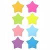 Vibrant Sticky Notes with Strong Adhesive - Tearable, Reusable, Fluorescent Memo Pad for Students and Offices
