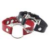 DIEZI Rock New Vintage Gothic PU Leather Wrap Bracelet For Women Men Punk Fashion Hip Hop Harajuku Cat Charm Bracelet Jewelry