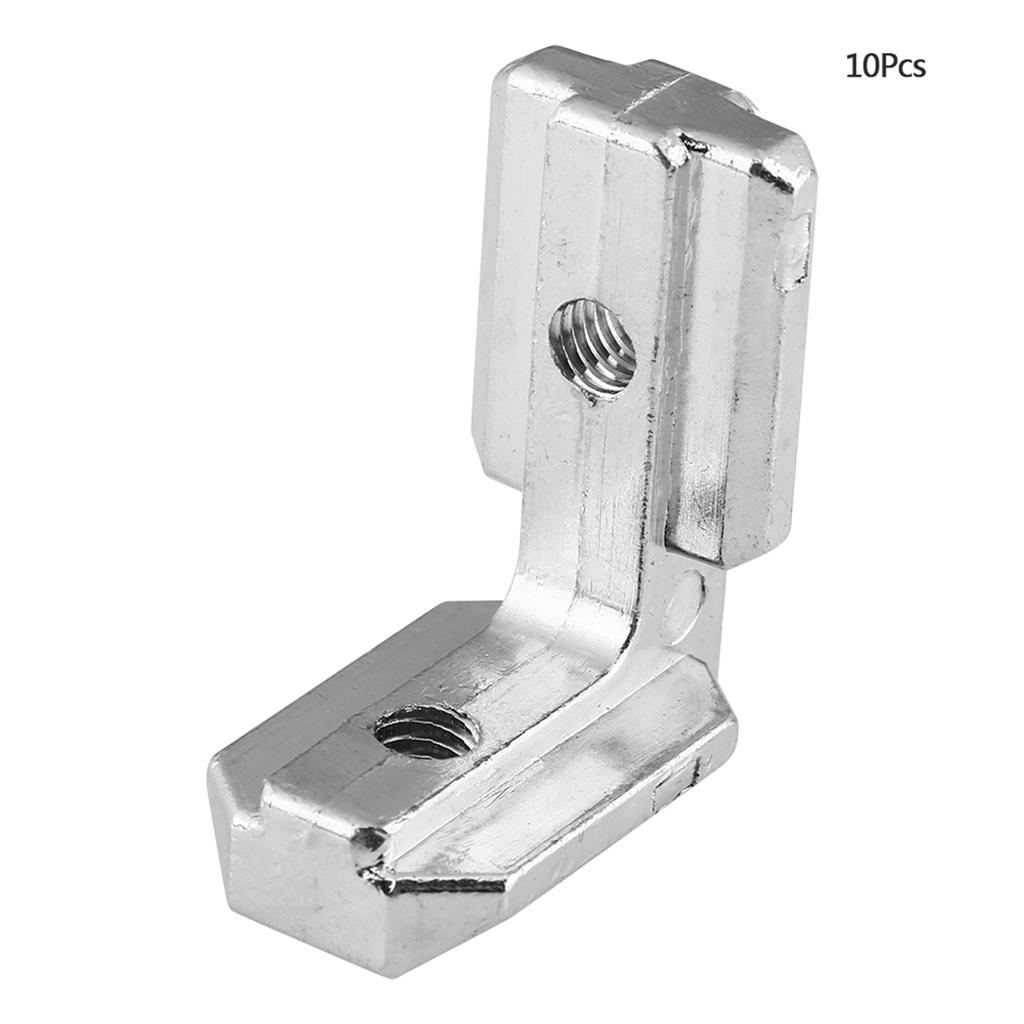 L Shape Aluminum Profile Interior Corner Connector Joint Carbon Steel Brackets (4040)