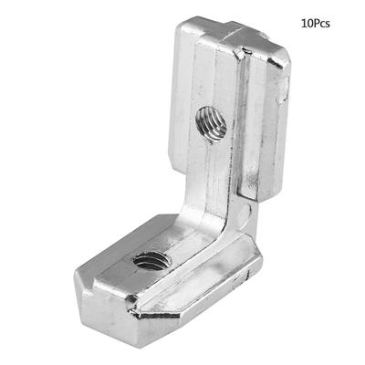 L-förmiges Aluminiumprofil, Inneneckverbinder, Verbindungsklammern aus Kohlenstoffstahl (4040)