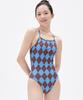 Umpa Mocha Argyle Indoor One-Piece Swimsuit