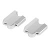 2pcs HandleBar Riser Mount Clamp Aluminum Alloy Replacement for Yamaha XT1200Z Super Tenere 2010‑2014Silver