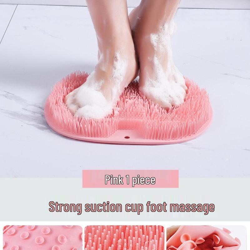 Anti-slip Foot Scrubber & Massager: Shower Pad with Suction Cups for Easy Dead Skin Removal