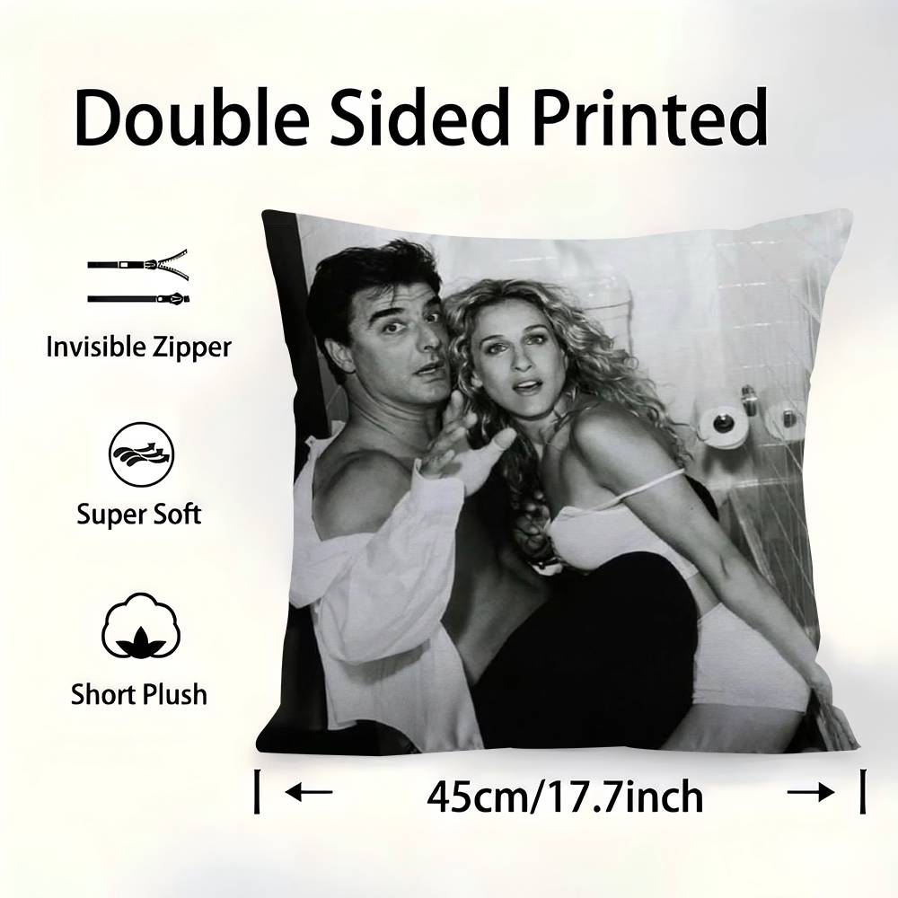 Sex And The City TV Series Pillowcase Toon Gift Cushion Cover Bedroom Home Sofa Chair Seat Decor Pillow Case